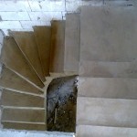 Монолитная бетонная лестница №26